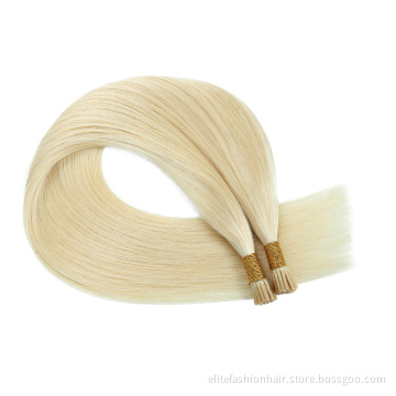 Factory Direct Hair Extensions I Tip Silky Straight 100% Human Remy Hair 613 Human Hair Extension